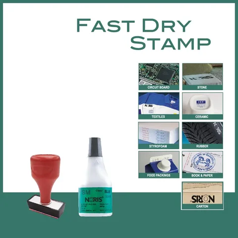 Fast Dry Rubber Stamp - RS1843