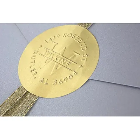 Embossing Gold Label
